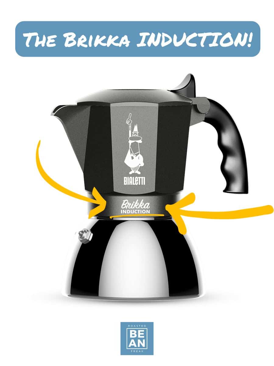 The Bialetti Brikaa stovetop espresso maker now available for induction cooktops