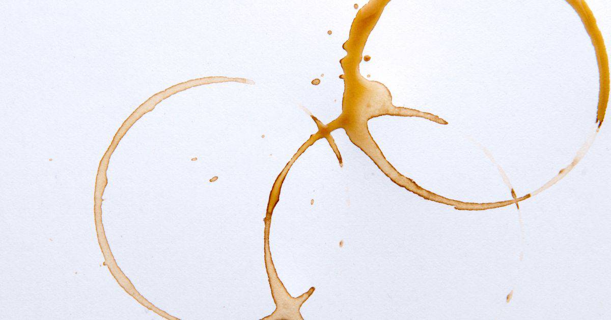 coffee stains