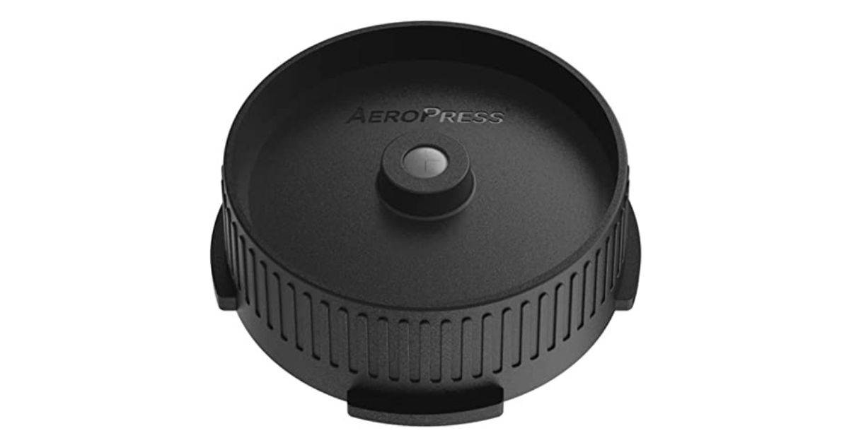 Aeropress Flow Control Cap that helps make Espresso with an Aeropress Coffee Maker